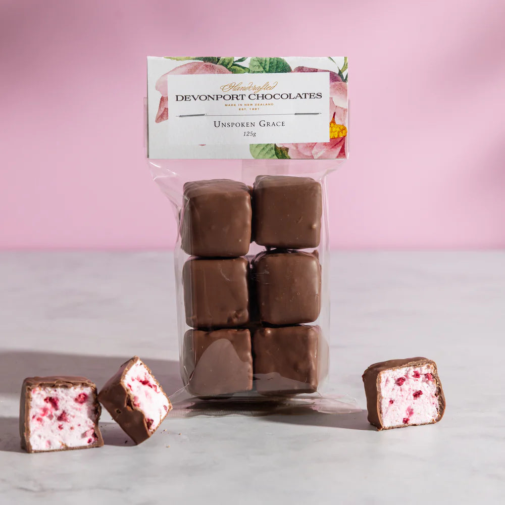 Milk Chocolate Yuzu & Raspberry Marshmallows