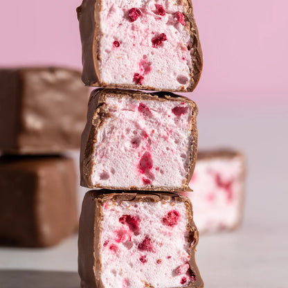 Milk Chocolate Yuzu & Raspberry Marshmallows