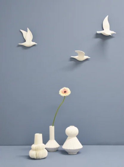 Fine Bone China Flying Birds - Set of 3