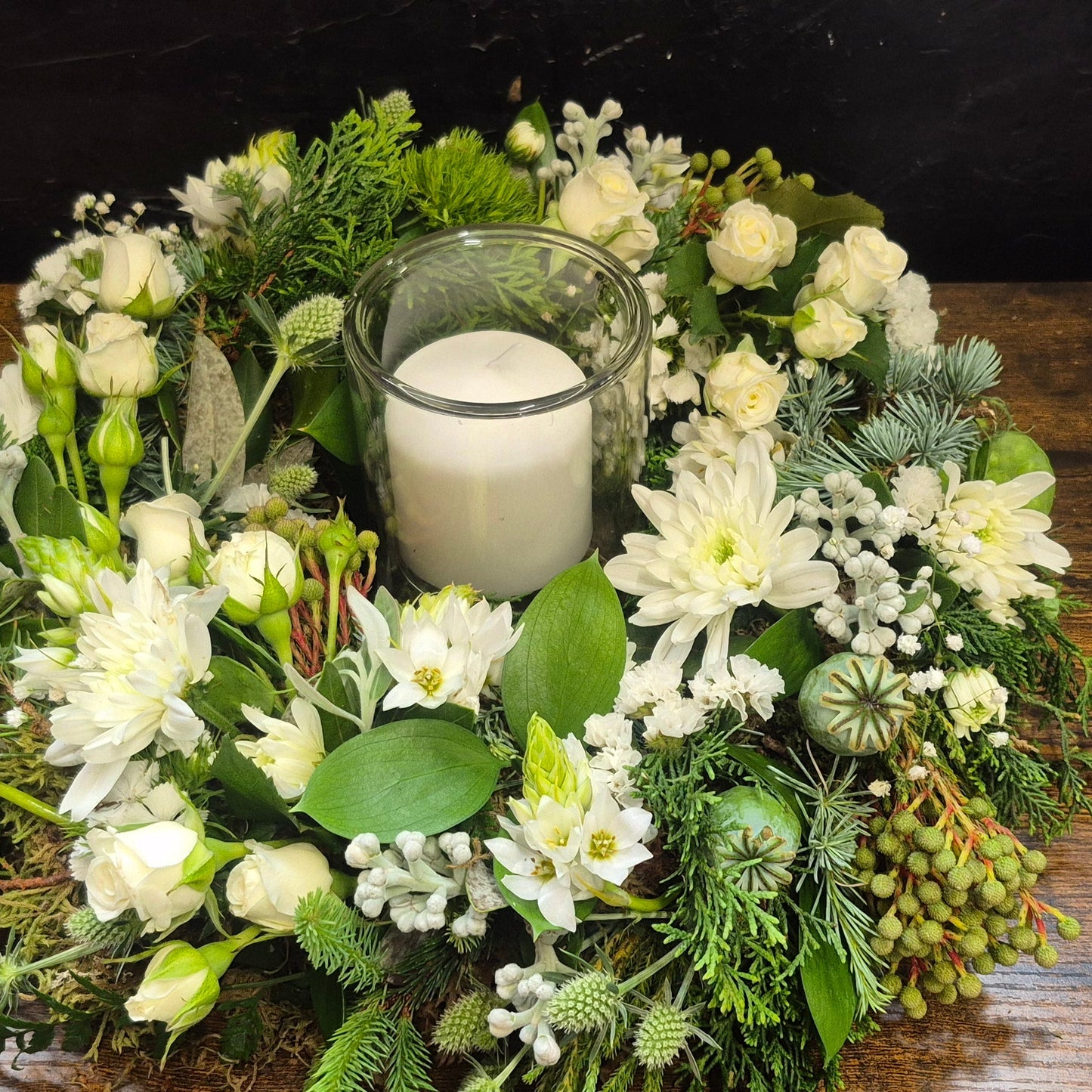 Christmas Table Wreath