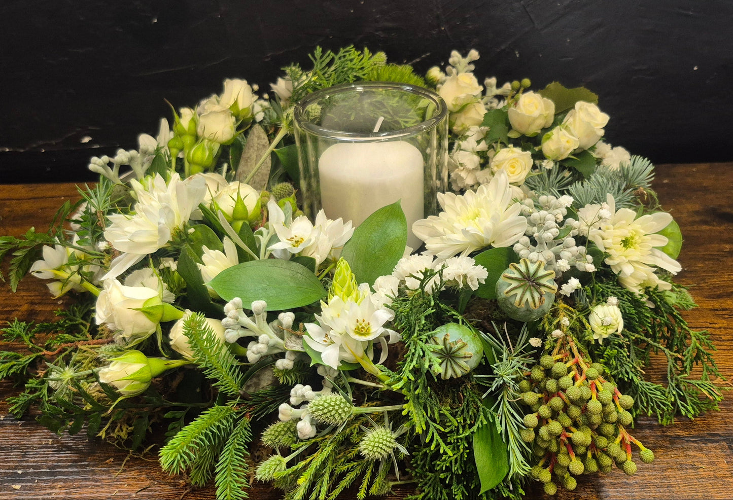 Christmas Table Wreath