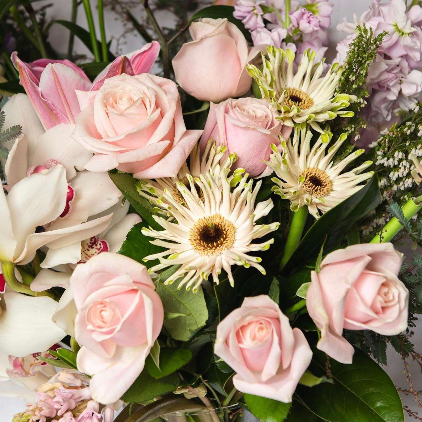 Let us design for you a dreamy bouquet of seasonally fresh soft pastel floral vibes for that someone special.